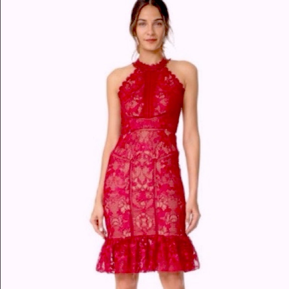 Marchesa Dresses & Skirts - Marchessa $800 Dress Notte designer lace dress